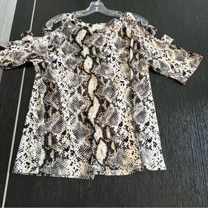 Snake Print Blouse